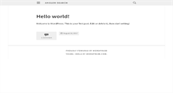 Desktop Screenshot of anglersearch.com